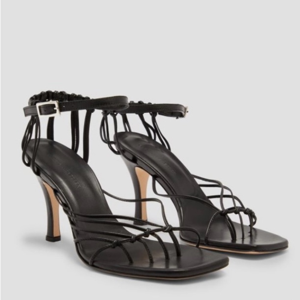 Christopher Esber Black Valletta Strappy Heels.